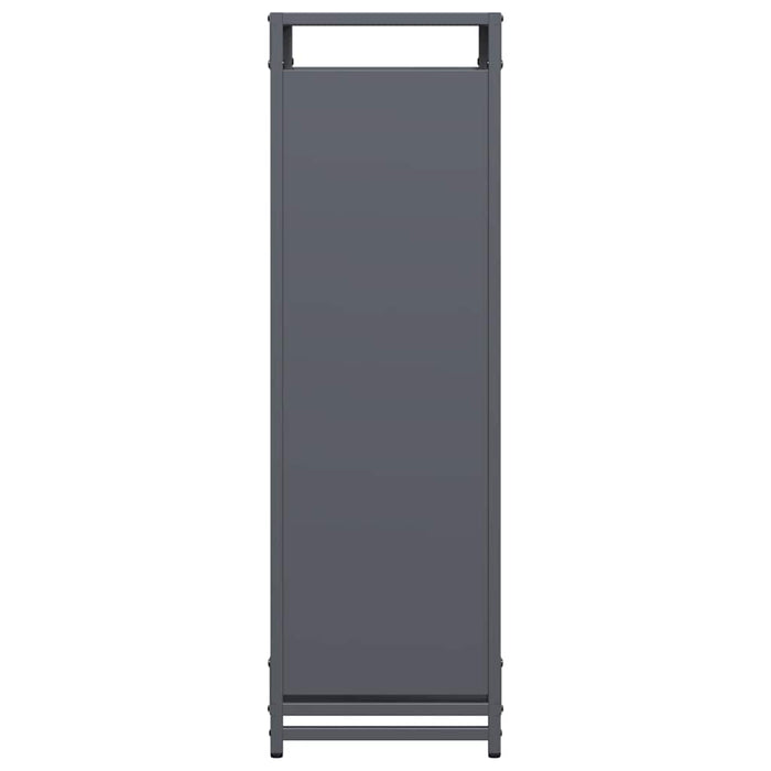 Rastrelliera per Legna da Ardere Antracite 90x28x90 cm 864217