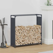 Rastrelliera per Legna da Ardere-Portalegna Antracite 90x28x90 cm