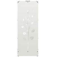 Rastrelliera per Legna da Ardere Bianca 40x30x80 cm 864220