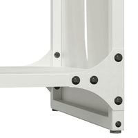 Rastrelliera per Legna da Ardere Bianca 40x30x80 cm 864220