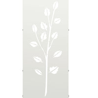 Rastrelliera per Legna da Ardere Bianca 40x30x80 cm 864220