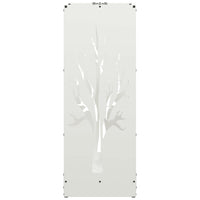 vidaXL Rastrelliera per Legna da Ardere Bianca 40x30x80 cm