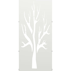 Rastrelliera per Legna da Ardere Bianca 40x30x80 cm 864226