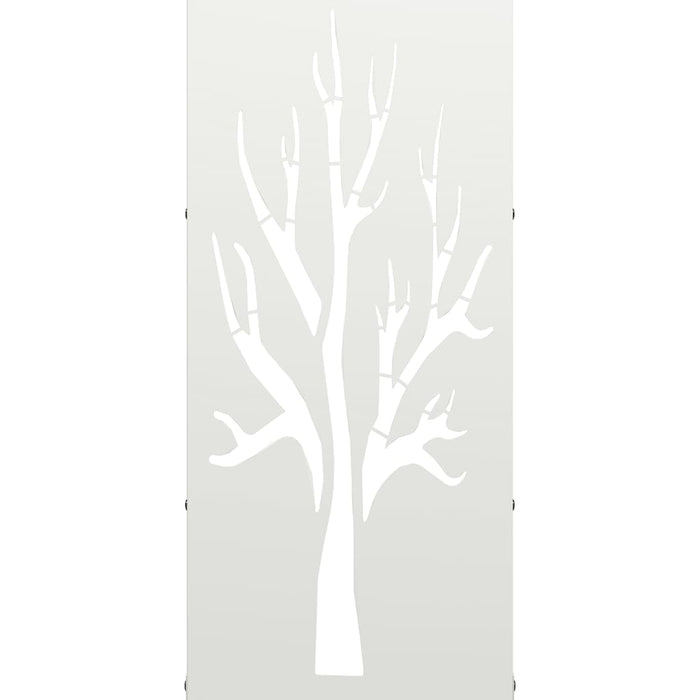 Rastrelliera per Legna da Ardere Bianca 40x30x80 cm 864226