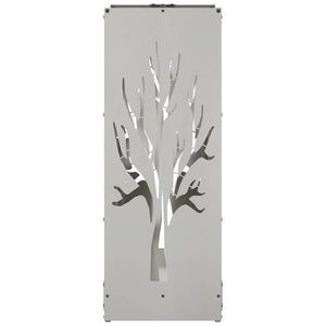 Rastrelliera per Legna da Ardere-Portalegna 40x30x80 cm in Acciaio Inox 895192