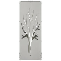 Rastrelliera per Legna da Ardere 40x30x80 cm in Acciaio Inox