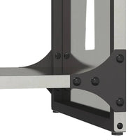 Rastrelliera per Legna da Ardere-Portalegna 40x30x80 cm in Acciaio Inox 895192