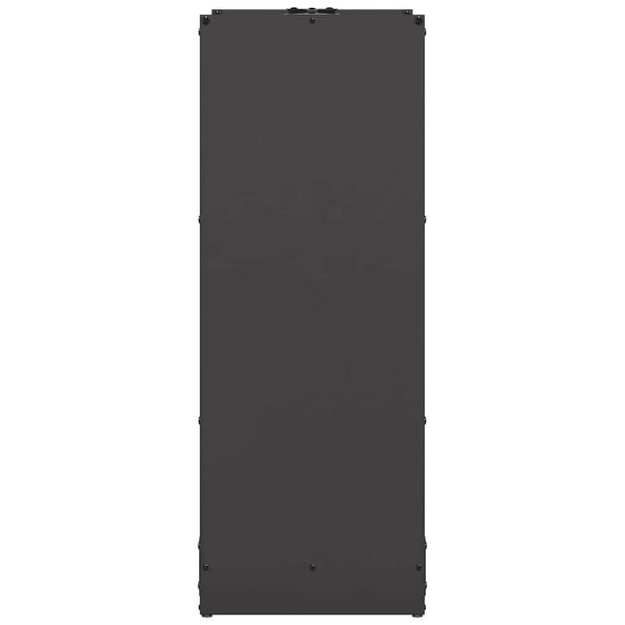 vidaXL Rastrelliera per Legna da Ardere Nera 40x30x80 cm