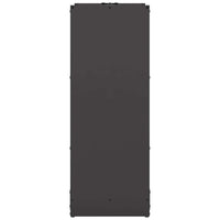 Rastrelliera per Legna da Ardere Nera 40x30x80 cm 864231