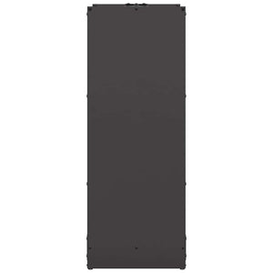 Rastrelliera per Legna da Ardere Nera 40x30x80 cm 864231