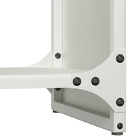 Rastrelliera per Legna da Ardere Bianca 40x30x80 cm 864232