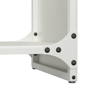 Rastrelliera per Legna da Ardere Bianca 40x30x80 cm 864232