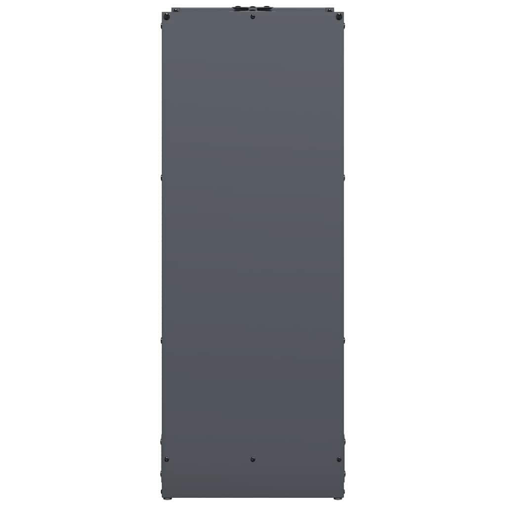 Rastrelliera per Legna da Ardere Antracite 40x30x80 cm 864233