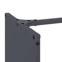 Rastrelliera per Legna da Ardere Antracite 40x30x80 cm 864233