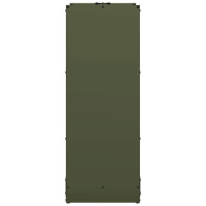 Rastrelliera per Legna da Ardere Verde Oliva 40x30x80 cm 864234