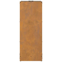Rastrelliera per Legna da Ardere-Portalegna 40x30x80 cm in Acciaio Corten