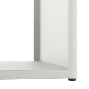 Rastrelliera per Legna da Ardere-Portalegna Bianca 40x40x40 cm 672005