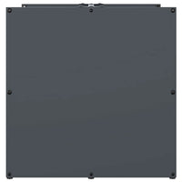 Rastrelliera per Legna da Ardere Antracite 40x40x40 cm 864239