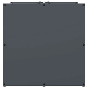 vidaXL Rastrelliera per Legna da Ardere Antracite 40x40x40 cm