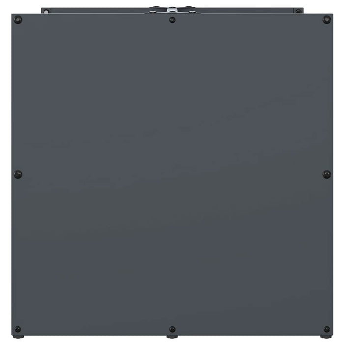 vidaXL Rastrelliera per Legna da Ardere Antracite 40x40x40 cm