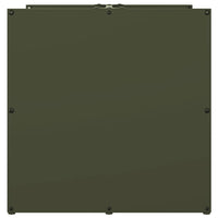 Rastrelliera per Legna da Ardere Verde Oliva 40x40x40 cm 864240