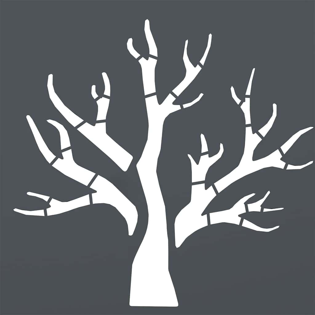 Rastrelliera per Legna da Ardere Antracite 40x40x40 cm 864245