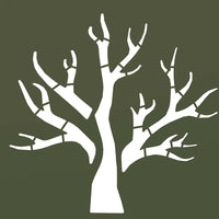 vidaXL Rastrelliera per Legna da Ardere Verde Oliva 40x40x40 cm