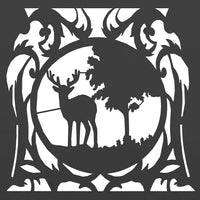 Rastrelliera per Legna da Ardere Nera 40x40x40 cm 864249