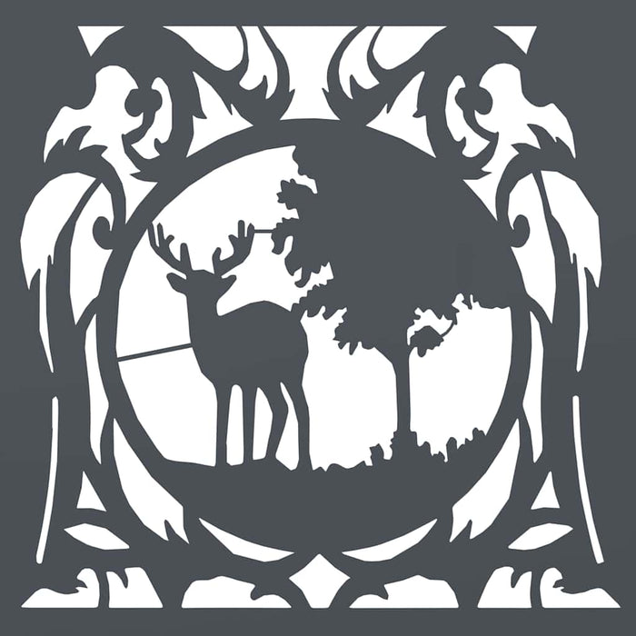 vidaXL Rastrelliera per Legna da Ardere Antracite 40x40x40 cm