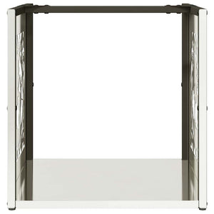 Rastrelliera per Legna da Ardere-Portalegna 40x40x40 cm in Acciaio Inox 169008