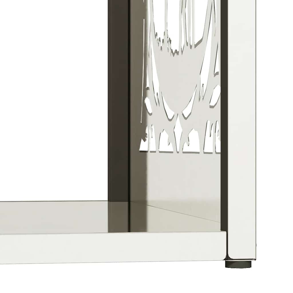 Rastrelliera per Legna da Ardere 40x40x40 cm in Acciaio Inox 864253