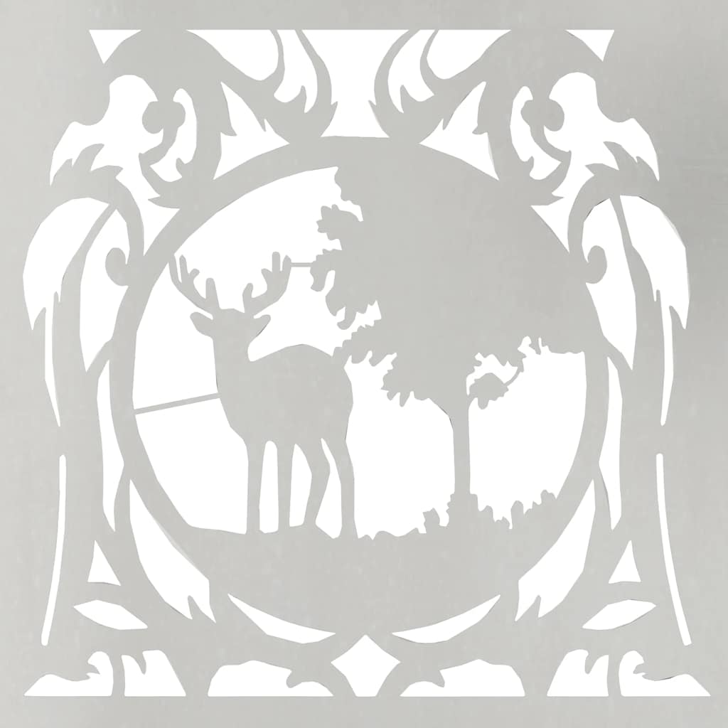 Rastrelliera per Legna da Ardere 40x40x40 cm in Acciaio Inox 864253