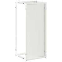 Rastrelliera per Legna da Ardere Bianca 25x25x60 cm 864260