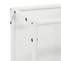 vidaXL Rastrelliera per Legna da Ardere Bianca 25x25x80 cm