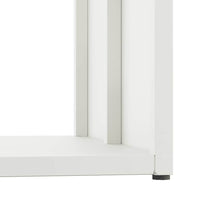 vidaXL Rastrelliera per Legna da Ardere Bianca 40x40x40 cm