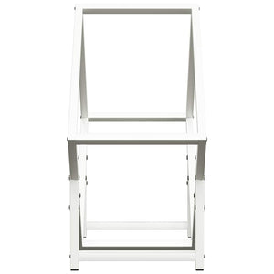 Rastrelliera per Legna da Ardere-Portalegna Bianca 50x25x50 cm