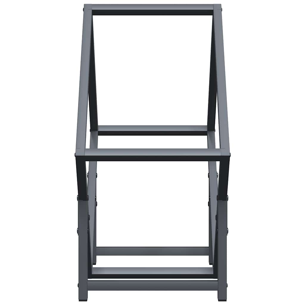 Rastrelliera per Legna da Ardere-Portalegna Antracite 50x25x50 cm