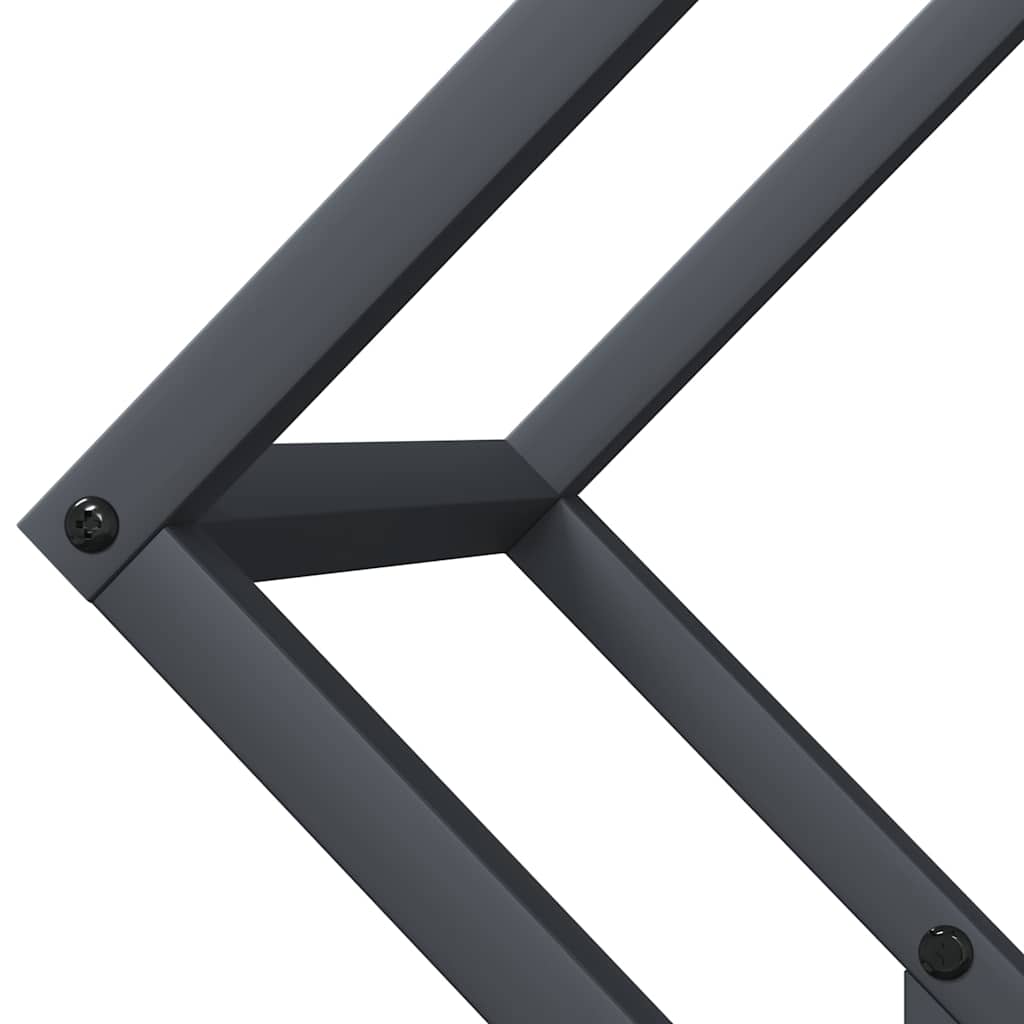 Rastrelliera per Legna da Ardere-Portalegna Antracite 50x25x50 cm