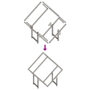 Rastrelliera per Legna da Ardere Verde Oliva 60x25x60 cm 864282