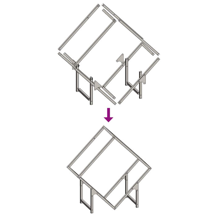 Rastrelliera per Legna da Ardere Verde Oliva 60x25x60 cm 864282