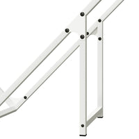 Rastrelliera per Legna da Ardere-Portalegna Bianca 100x25x100 cm