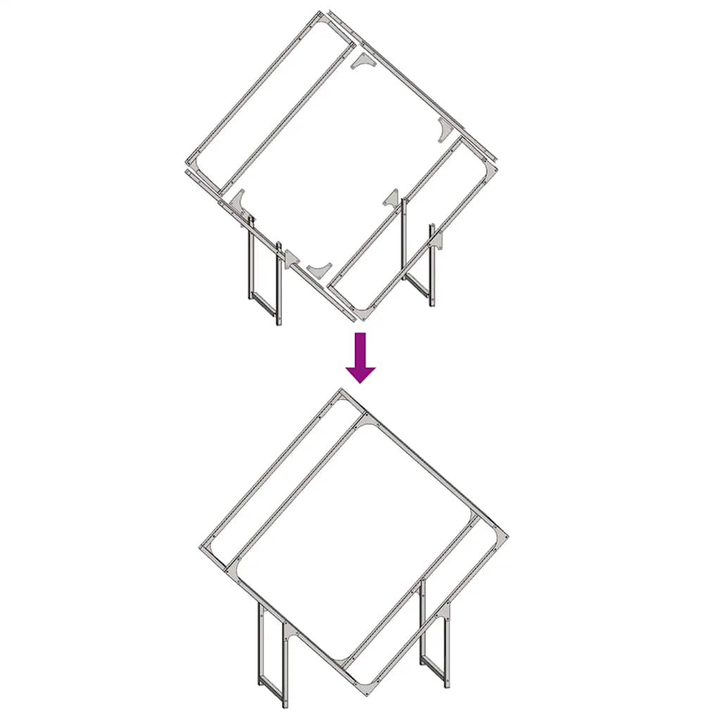 vidaXL Rastrelliera per Legna da Ardere Verde Oliva 100x25x100 cm