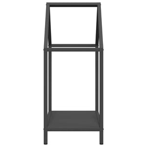 Rastrelliera per Legna da Ardere-Portalegna Nera 40x25x60 cm