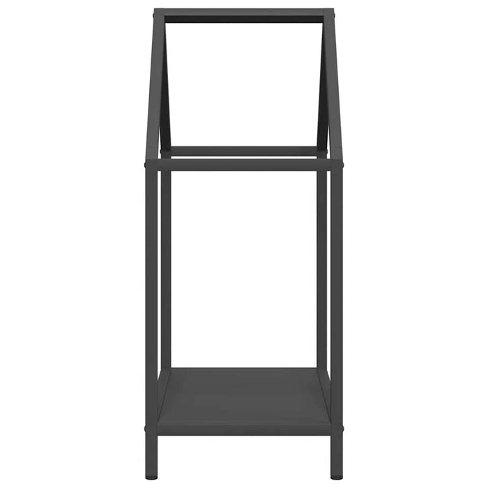 Rastrelliera per Legna da Ardere-Portalegna Nera 40x25x60 cm