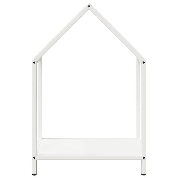 vidaXL Rastrelliera per Legna da Ardere Bianca 40x25x60 cm