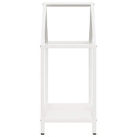 Rastrelliera per Legna da Ardere-Portalegna Bianca 40x25x60 cm