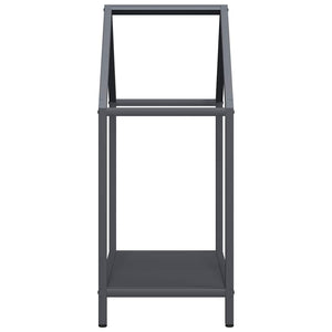 vidaXL Rastrelliera per Legna da Ardere Antracite 40x25x60 cm