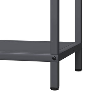 Rastrelliera per Legna da Ardere Antracite 40x25x60 cm 864293