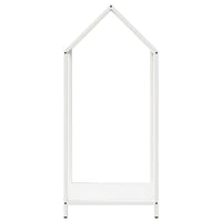 Rastrelliera per Legna da Ardere Bianca 40x25x90 cm