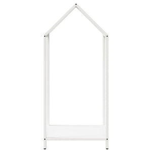 Rastrelliera per Legna da Ardere Bianca 40x25x90 cm